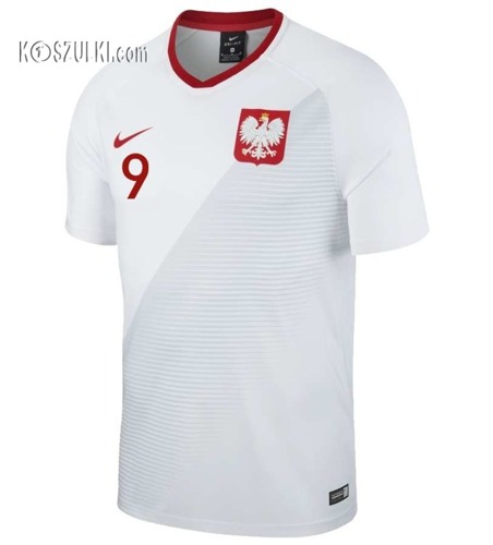 Oryginalna Koszulka Reprezentacji Polski Nike Mś 2018 Home Breathe Top Biała  Nazwisko 