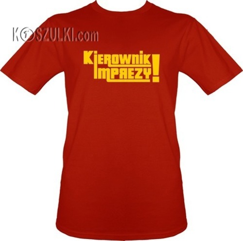 t-shirt Kierownik Imprezy