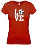 Koszulka damska Love football