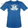 T-shirt Niesamowity 60 latek- Niebieski